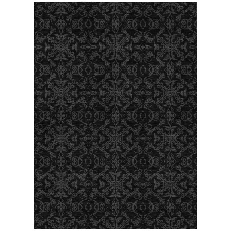 Tapis intérieur / extérieur Mahaney, Rectangle 2 pi 6 po x 3 pi 10 po