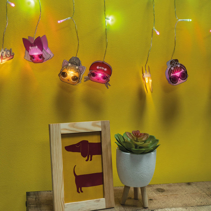 LED Battery Powered Curtain String Light