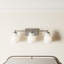 Libre 3 Light Milk Dimmable Vanity Light