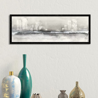 City Essence II by Chris Paschke - 1 Piece Panoramic Painting on Canvas