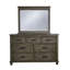 Commode 7 tiroirs avec miroir Emylah