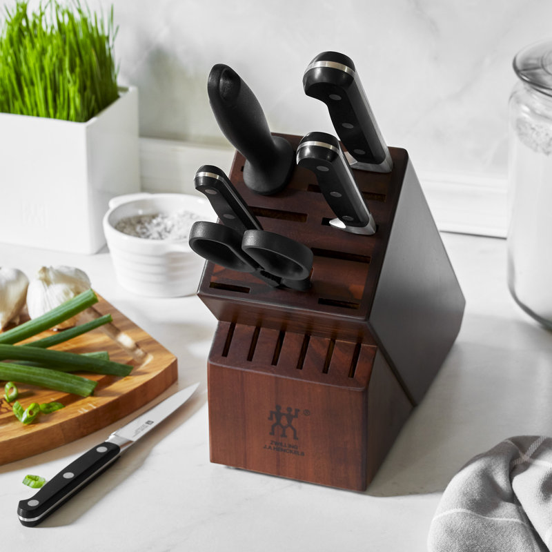 Zwilling Professional "S" 7-piece Knife Block Set, Acacia