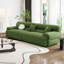 Canapé modulaire vert en coton et lin-247248259-247248257