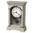 Mira Modern & Contemporary Analog Quartz Movement / Crystal Tabletop Clock in White Gray