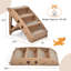 Tucker Murphy Pet ™ 4 marches pour chien pliant avec rail latéral sécuritaire pour l'intérieur et l'extérieur beige-689918481