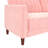 Perdue 81.5" Velvet Square Arm Convertible Sofa-1134429062