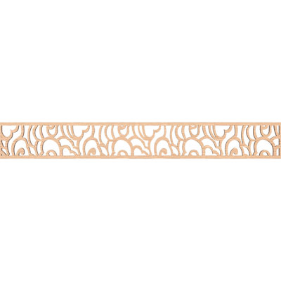 46 1/4"W x 6"H x 3/8"T Springfield Fretwork Moulding, Red Oak