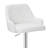 Aryelle Bar Stools Set of 4, Adjustable Counter Height Stools with Back and Arm, Modern Swivel Bar Chairs with Footrest, Upholstered PU Leather Kitchen Island Stools, White-864890692-870189731