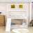 Twin Over Twin Wooden Bunk Bed with Slide and Playhouse Design