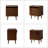 Sebrina 24" W 3-DrawerSolid and Manufactured Wood End Table -1490224930