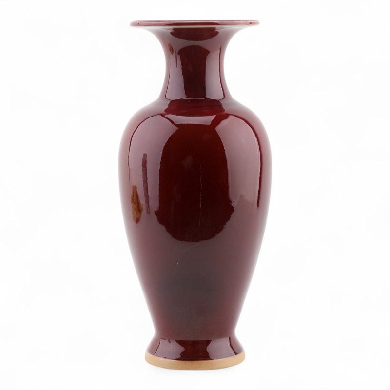 Porcelain Vase Oxblood