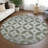 Machine Washable Indoor/Outdoor Lockway ACN2423 Geometric Rug-456691345