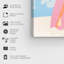 «Pink Summer Surf On Canvas» par Wynwood Studio, impression-88619077