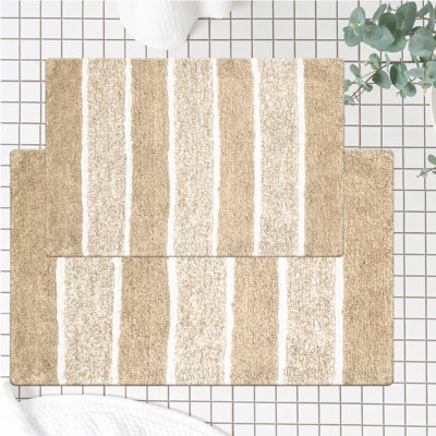 Cervantes 100% Cotton Non-Slip Bath Rug