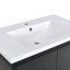 Meuble-lavabo de 30 po avec lavabo en résine intégré et portes à fermeture en douceur Savona-123413710