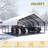 20' W x 20' D Heavy Duty Carport, Outdoor Carport Garage with Galvanized Steel Roof-93456948-105356538