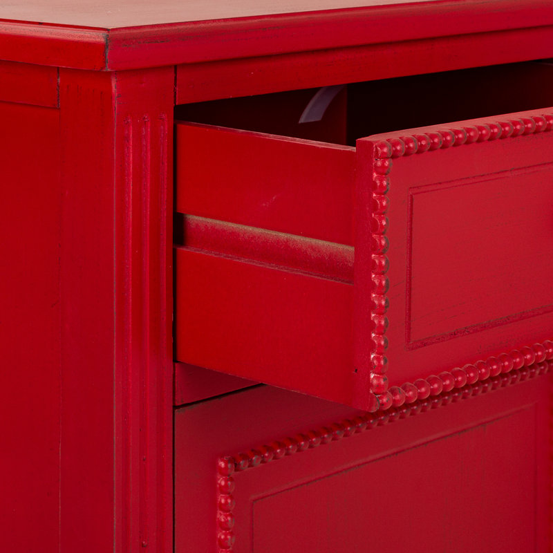 Schweinzger End Table, Red