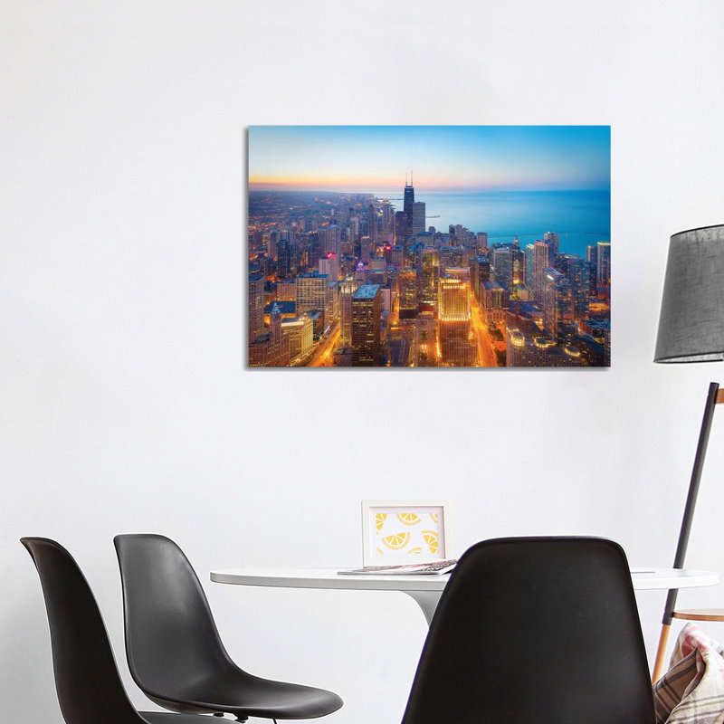 The Magnificent Mile by Michael Zheng - Wrapped Canvas Gallery-Wrapped Canvas Giclée, 101.6 cm H x 66.04 cm W x 1.91 cm D