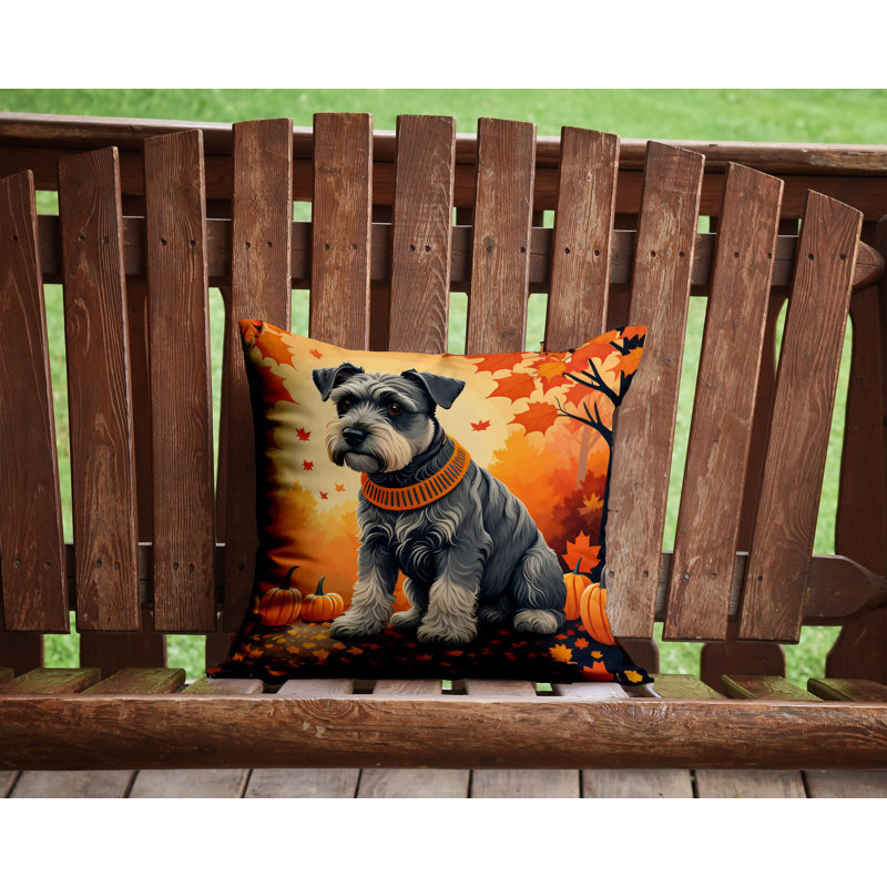 Coussin Schnauzer, 14 po x 14 po