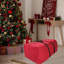 Sac de rangement matelassé rouge pour Noël-122897663