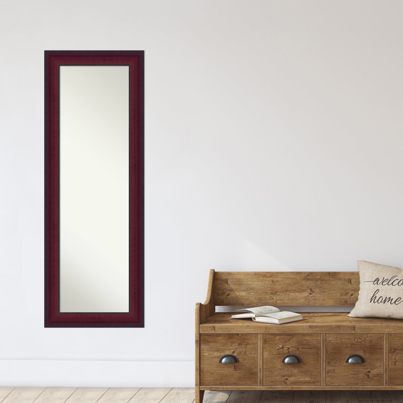 Dunois Solid Wood Rectangle Wall Mirror