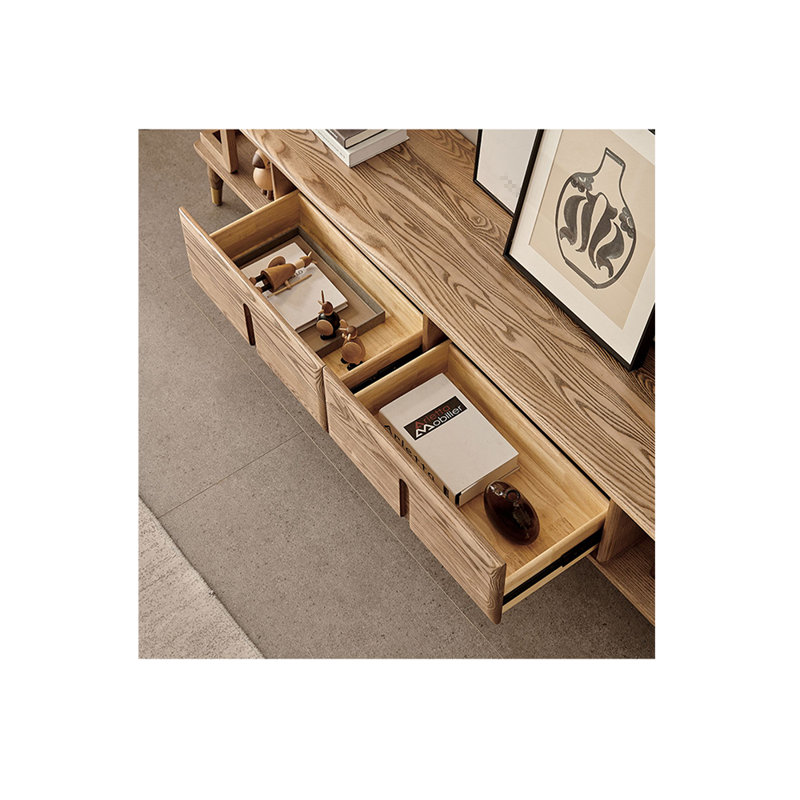 Crédence de rangement en bois massif l 78,74 po
