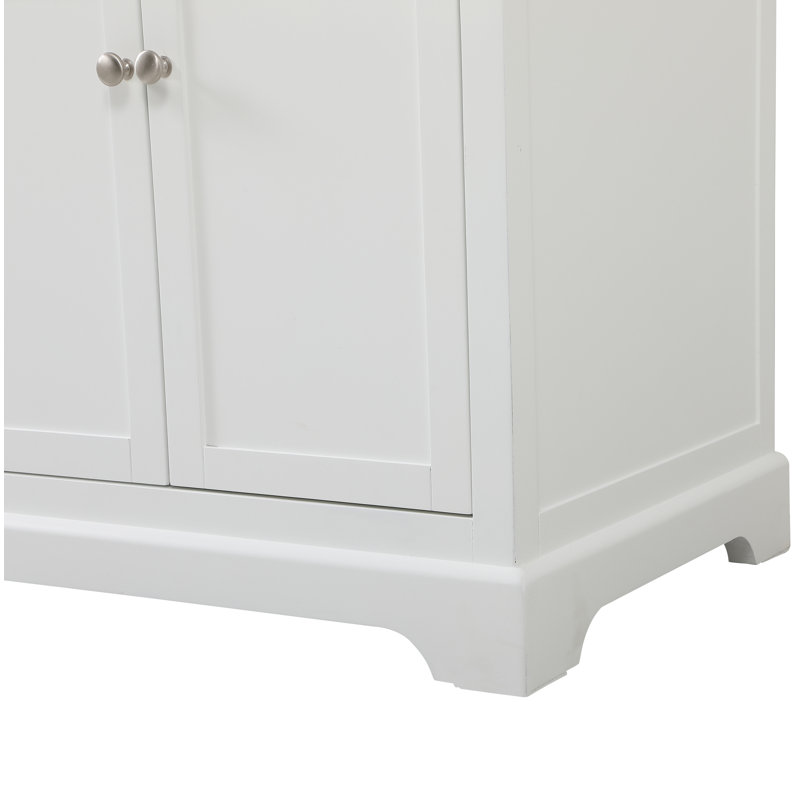 Meuble-lavabo double 72 po Pardue, Blanc