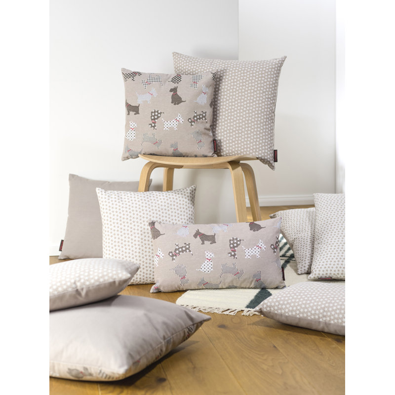 Fiffi Reversible Throw Pillow