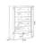 Green Solid + Manufactured Wood Accent Cabinet