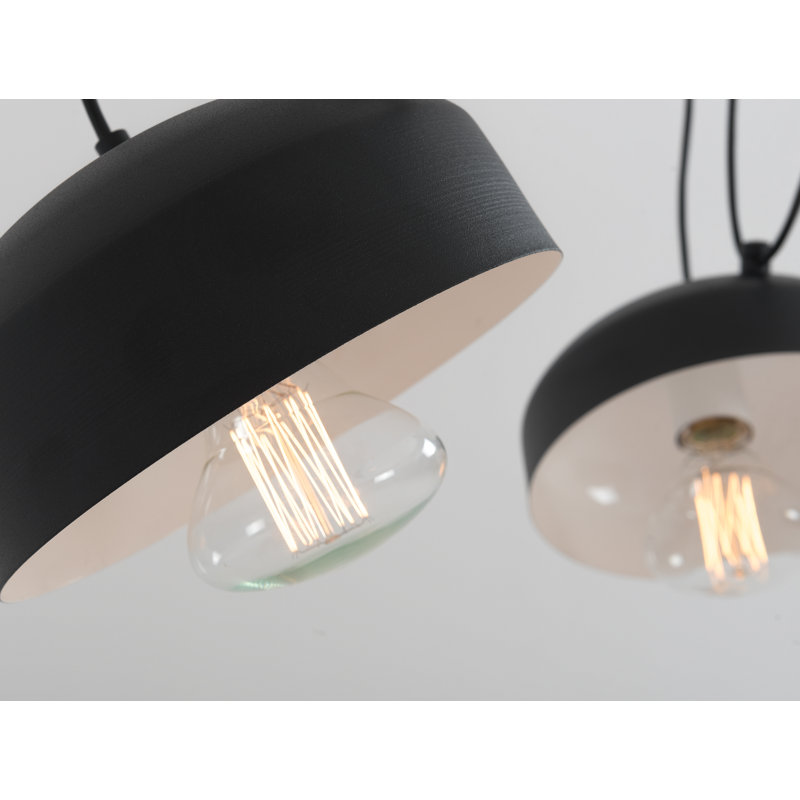 Allan 6 - Light Unique/Statement Pendant, Black