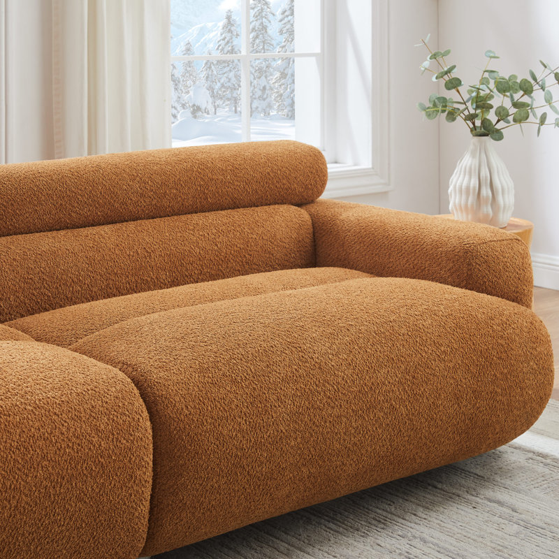 Canapé rembourré 89,37 po Boucle, Cari