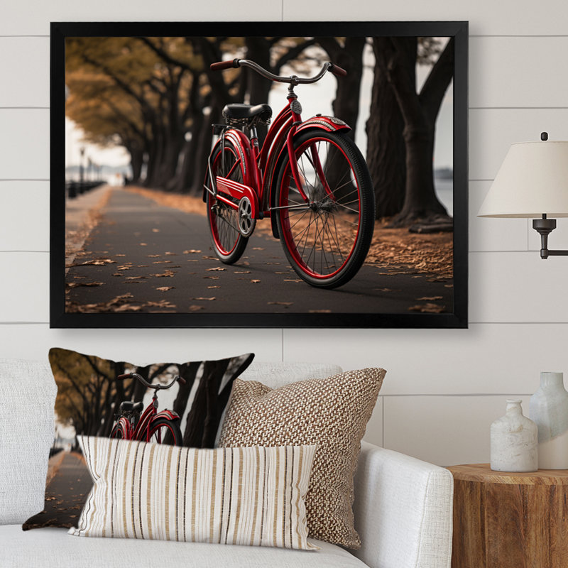 «Pedals», impression sur toile, Cadre simple noir, H 12 po x l 20 po x P 1 po