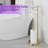 Bathroom Free Standing Toilet Paper Holder with Heavy Weighted Base, Anti-Tip Stable Design & Anti-Scratch Non-Slip Floor Pad-78594669
