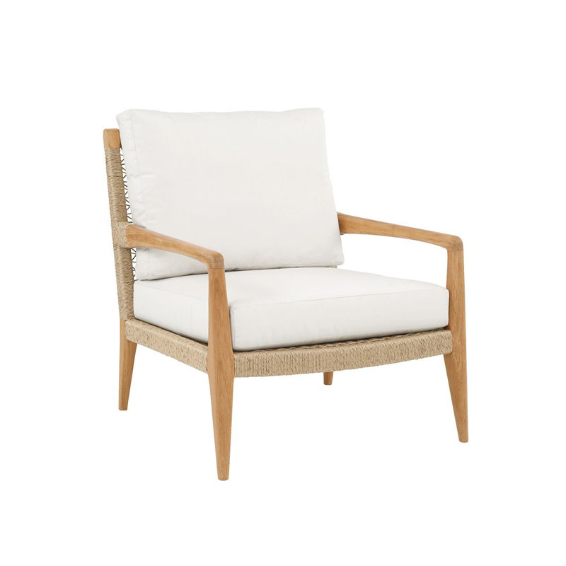 Barcelona Lounge Chai With Cushion, Canvas
