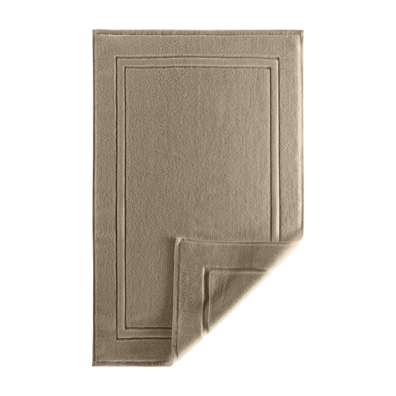 Tapis de bain 100% coton Patonai, 34", Beige