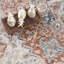 Tapis orange / gris Brookdene-1087368380