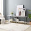 Console Celine 71 "en blanc (2 tablettes)-124922112