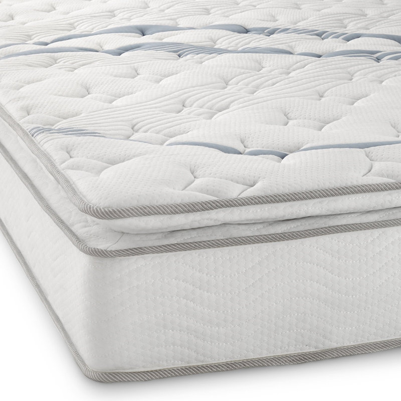Matelas hybride à plateau-coussin ferme 10 po, Simple