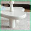 Table basse 39,37 po en forme de nuage moderne pour le salon, facile à assembler et à nettoyer