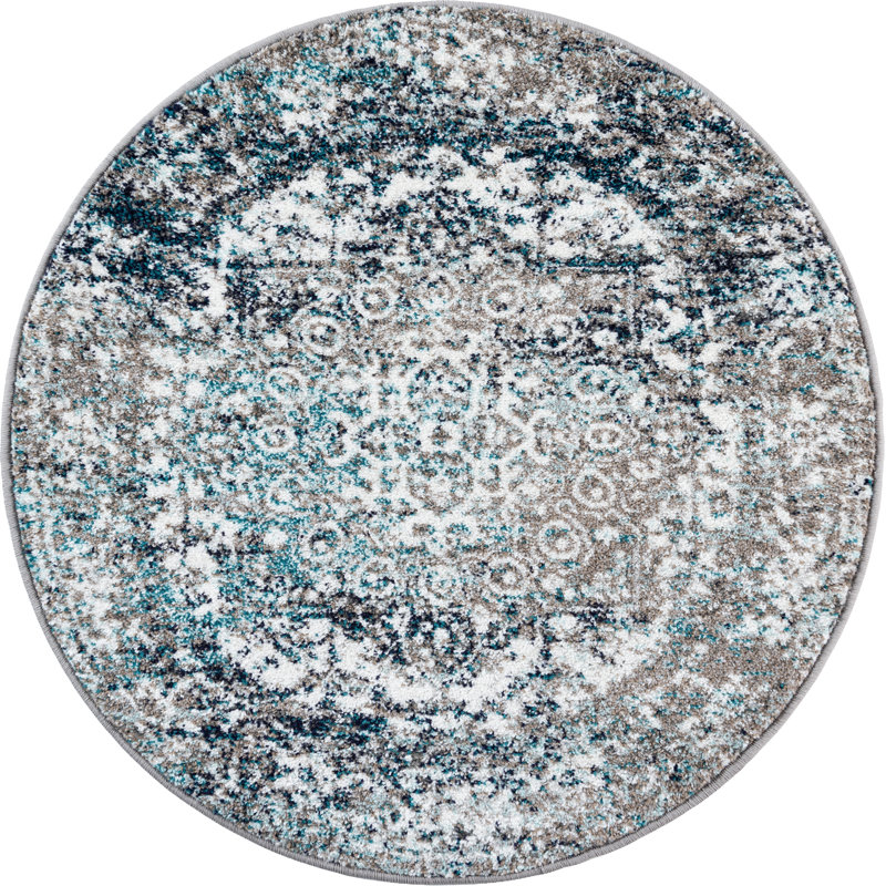 Oriental Area Rug, Round 99cm