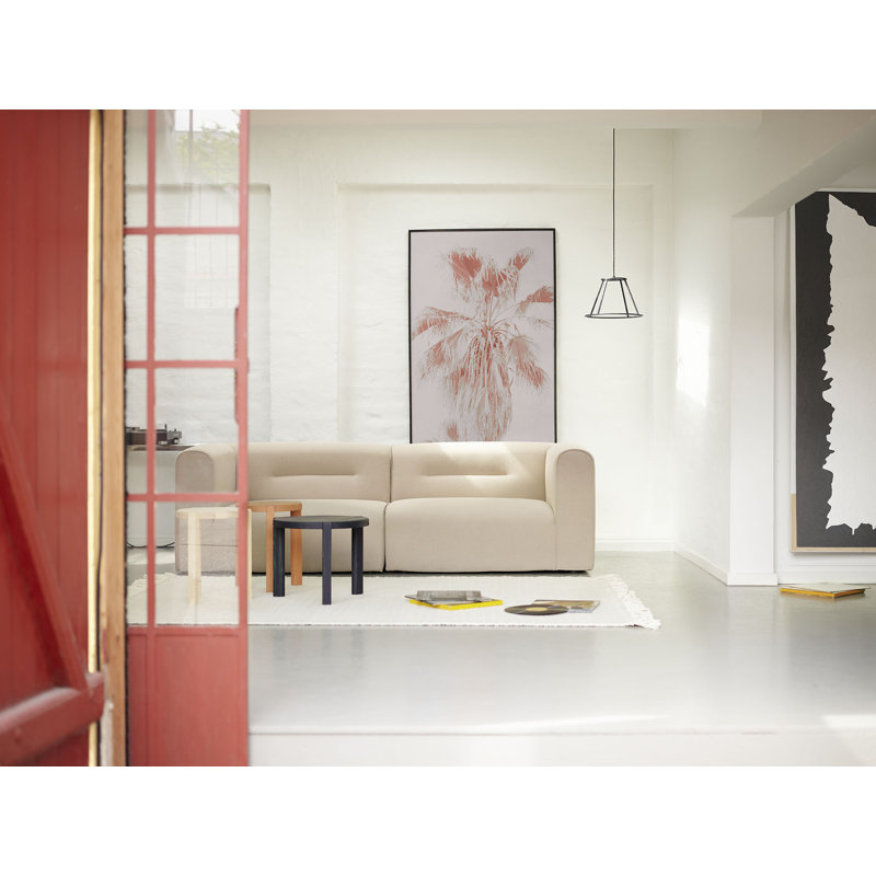 Ragnesminde Solid Wood End Table, Carmine Red