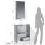 Wood Flat Wall Mirror