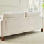  Canapé à 3 places 89,8 po en chenille minimaliste 89,8 po-609133485