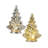 5" LED Glass Tree Set of 2-88501108