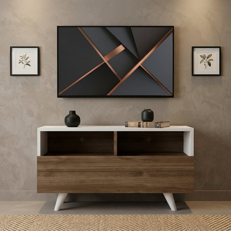 Console multimédia 35 po avec rangement rabattable Novella
