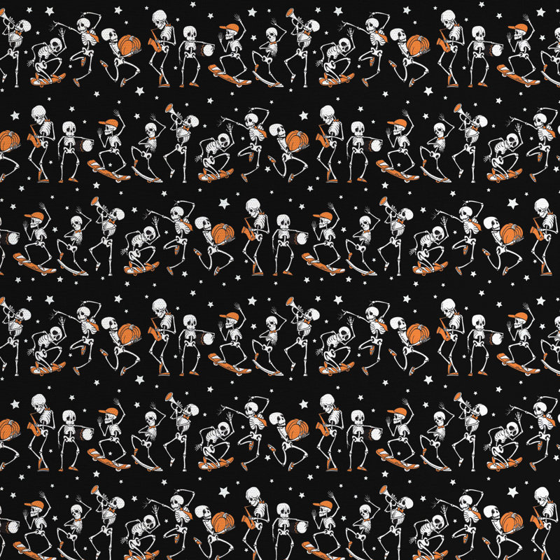 Tissu d’halloween, l 58 po x L 108 po