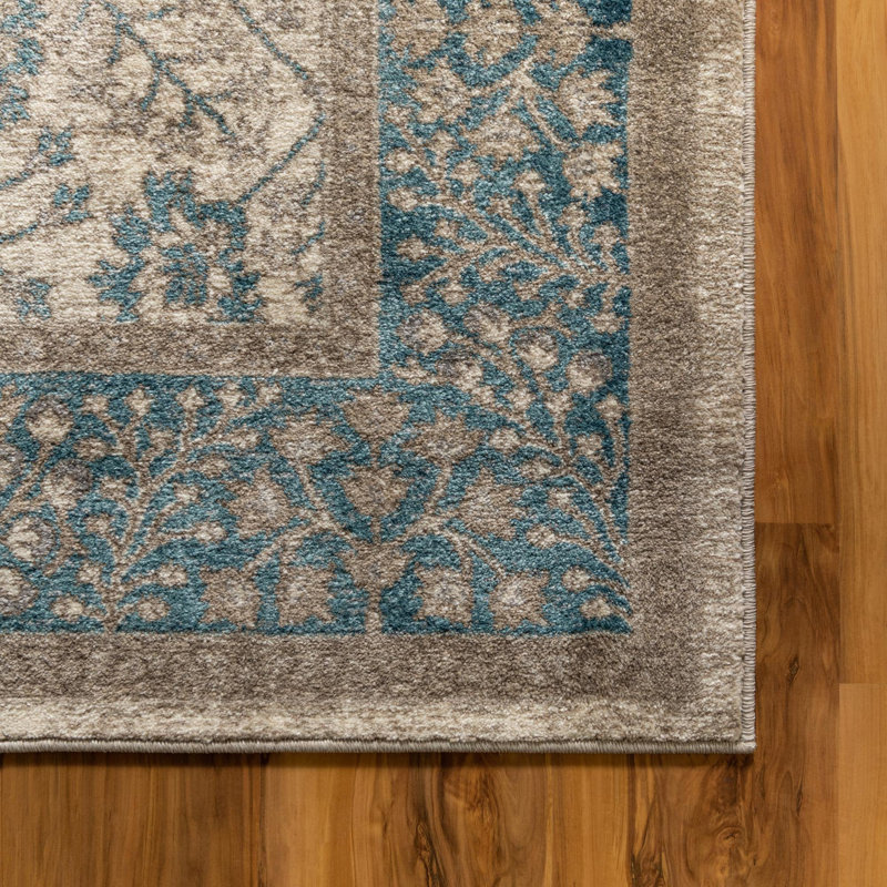 Patchen Floral Indoor Rug, Rectangle 3'3" x 5'3"