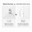 Asymmetrical Display Shelf & Bookcase, 5-Tier, Black-1651559593