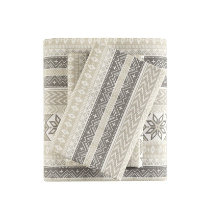 Ensemble de draps en flanelle Gracie Mills Paradise
