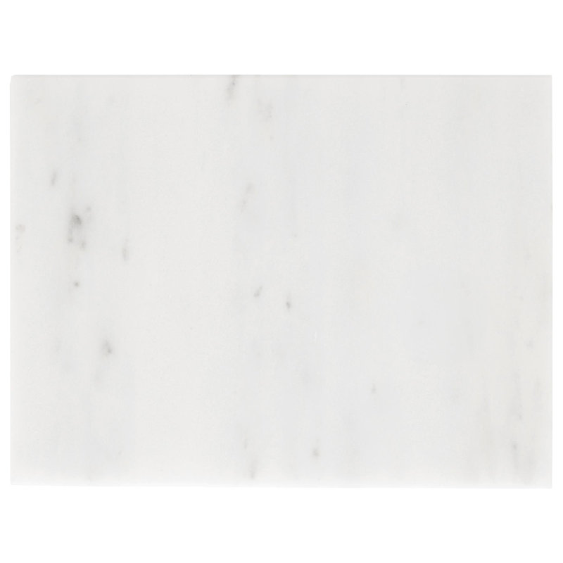 Stone Marble Rectangle Placemat, White